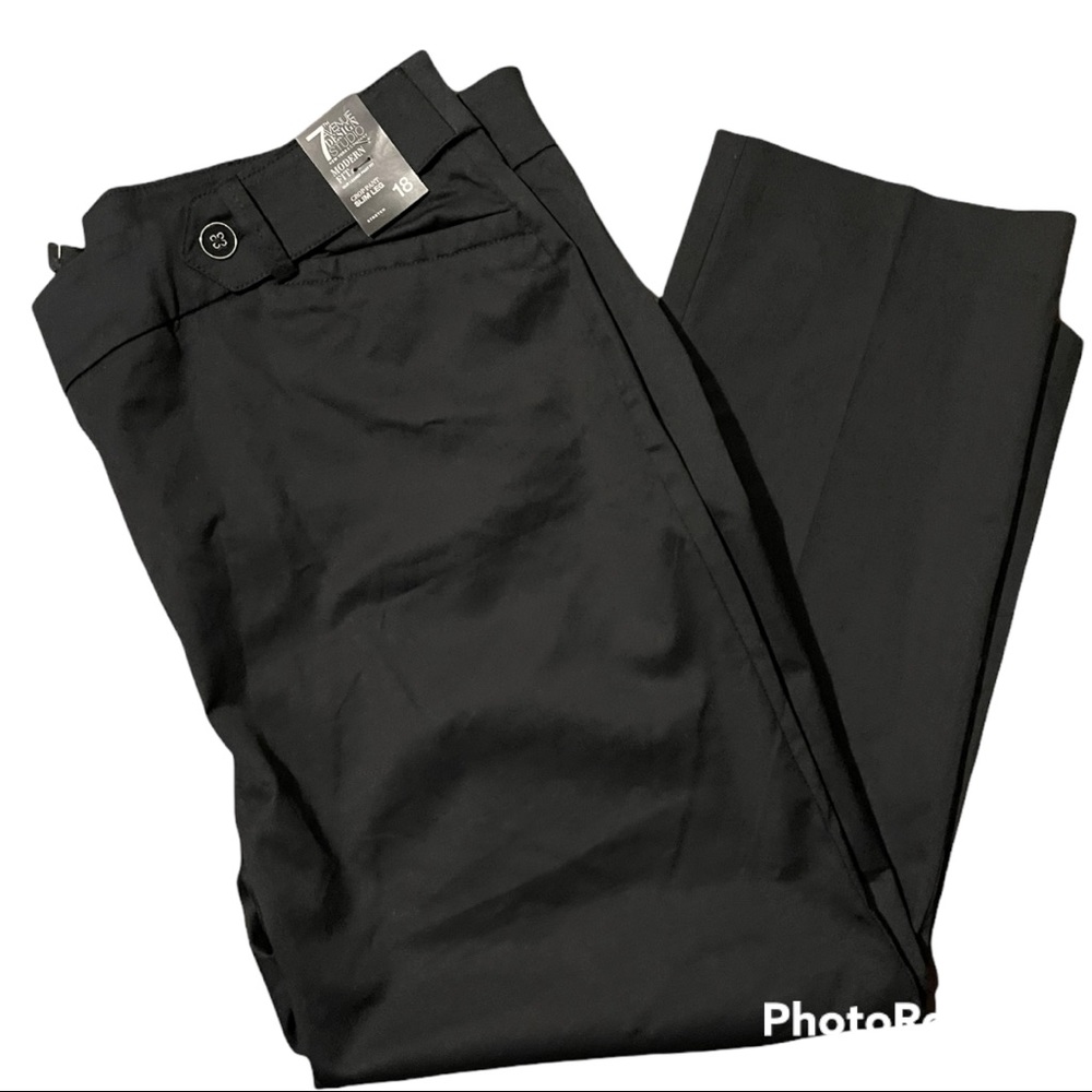 7th Avenue |modern fit Crop Pant Slim Leg 18